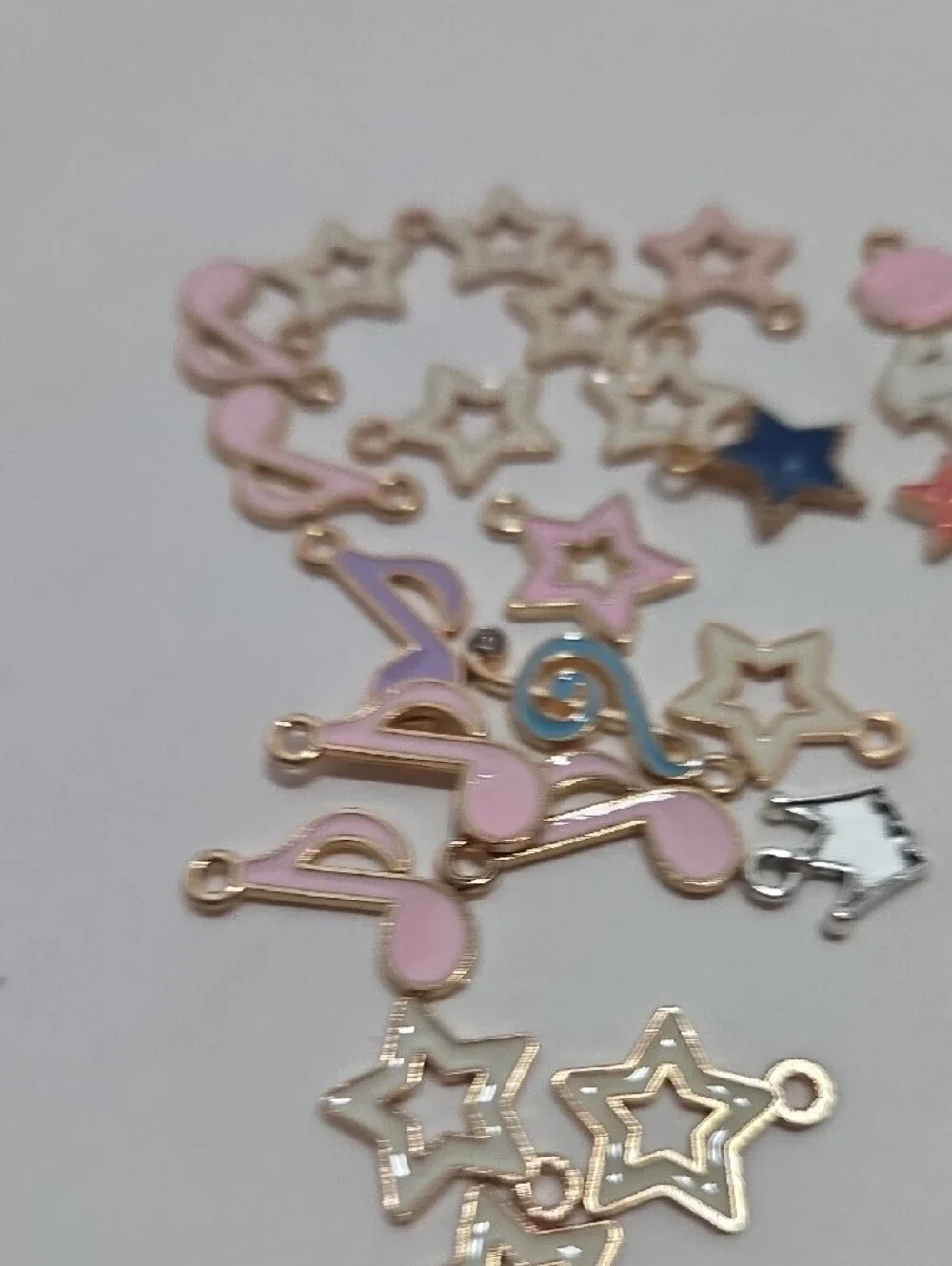 Kids Charm Assortment - Cute Star, Crown & Music Charms